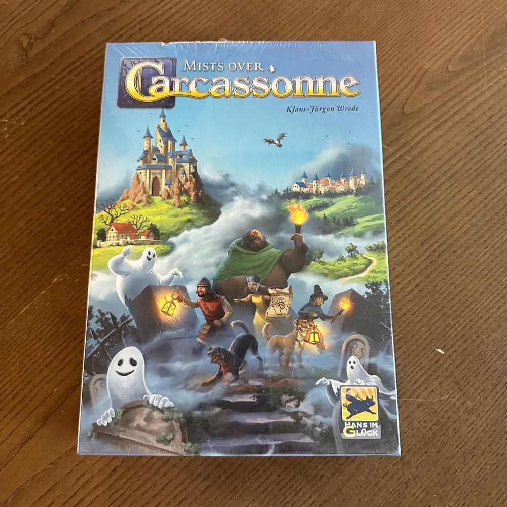 Mists Over Carcassonne Cooperative Board Game Z-Man Hans im Gluck New Sealed